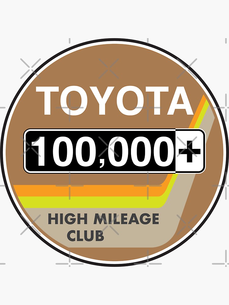 Toyota High Mileage Club - 100,000+ Miles (2KB Version) by brainthought