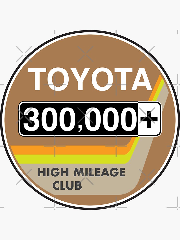 Toyota High Mileage Club - 300,000+ Miles (2KB Version) by brainthought