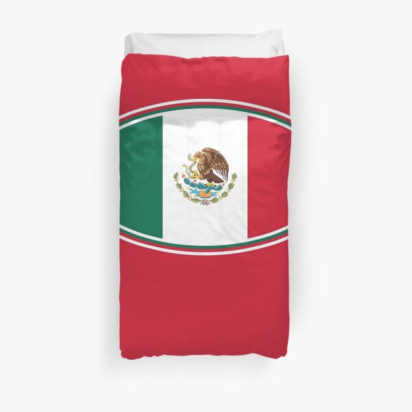 Hecho en Mexico Flag Dark Adult Apron