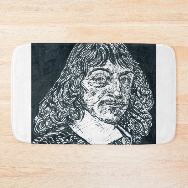 Item preview, RENE DESCARTES ink portrait .1 designed and sold by lautir.