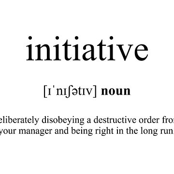 Artwork thumbnail, Initiative Definition | Dictionary Collection by Designschmiede