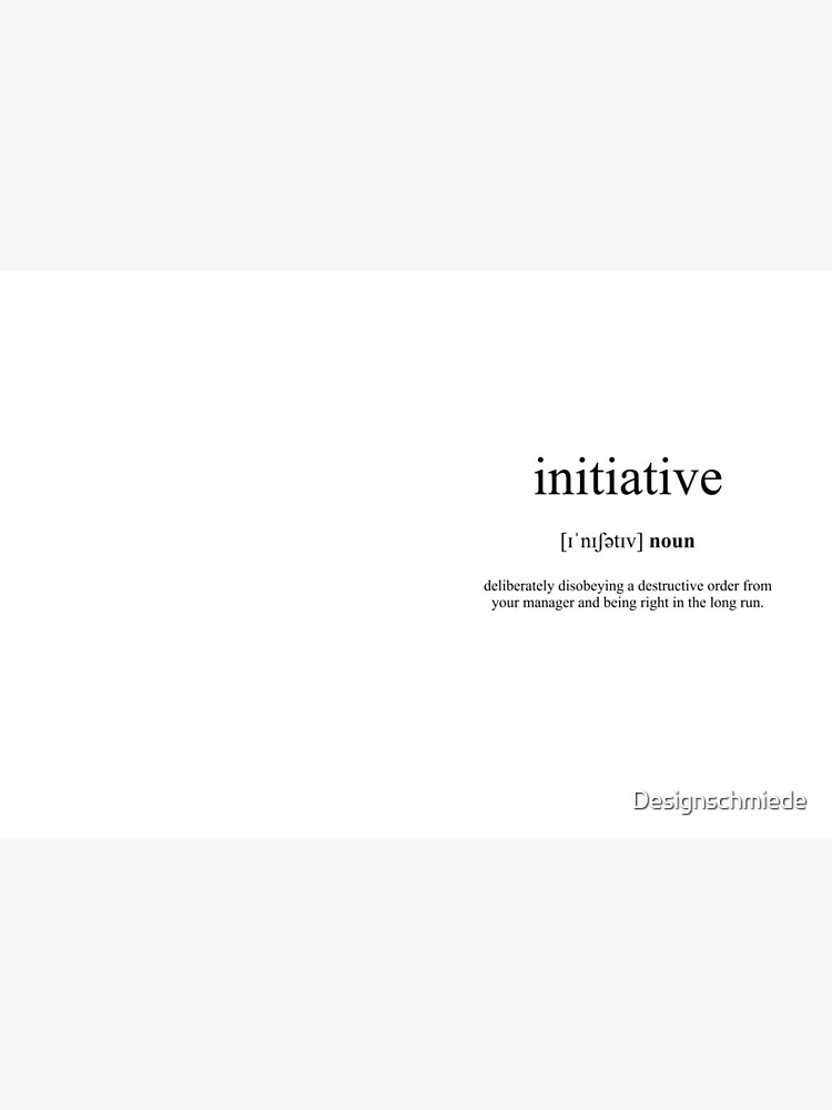 Thumbnail 3 of 3, Journal, Initiative Definition | Dictionary Collection designed and sold by Designschmiede.