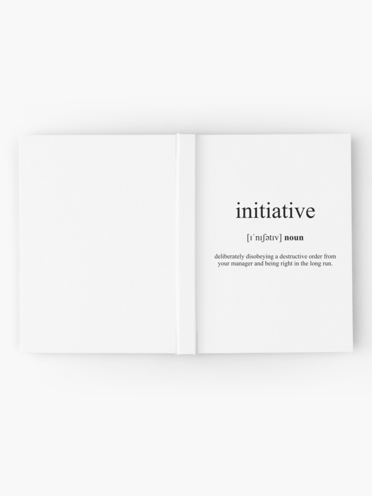 Thumbnail 2 of 3, Journal, Initiative Definition | Dictionary Collection designed and sold by Designschmiede.