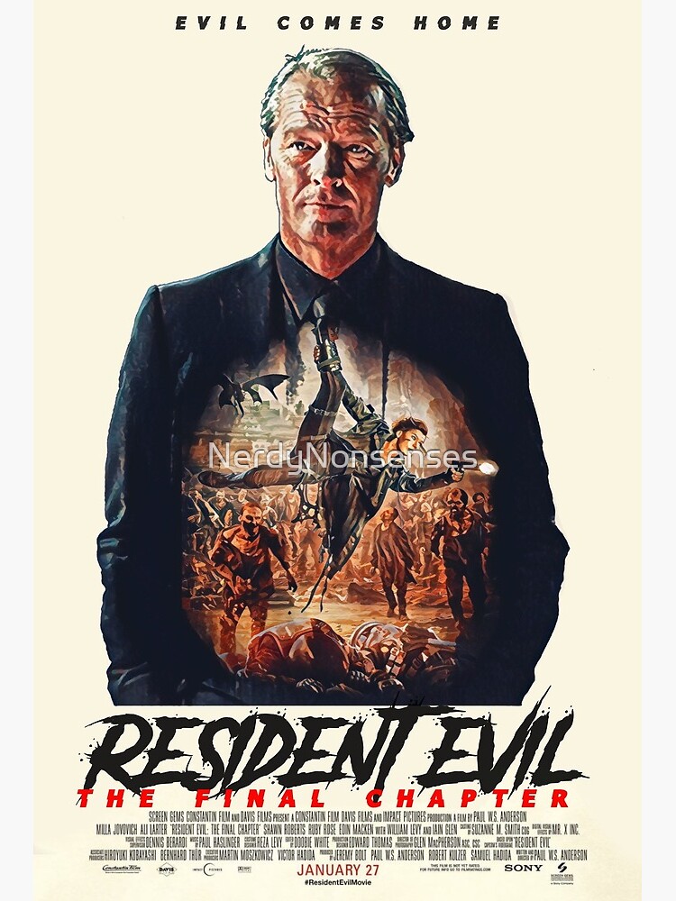 Resident-Evil-Final-Chapter-character-poster-02 - Daily Dead