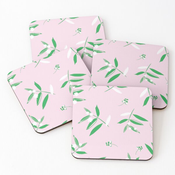 Item preview, Delicate Floral Ditsies and Leaves Pattern designed and sold by MakiPrints.
