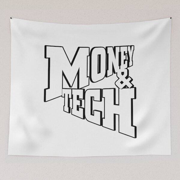 Item preview, Money & Tech Typography Design designed and sold by Xzendor7 Digital Art Creations.