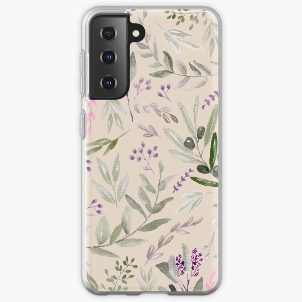 Eucalyptus Pastel Pattern Samsung Galaxy Soft Case