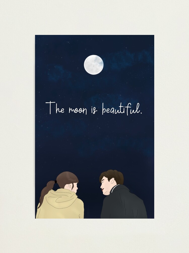 Impression Photo Romance Est Un Livre Bonus La Lune Est Belle Citation Par Notjunnior Redbubble