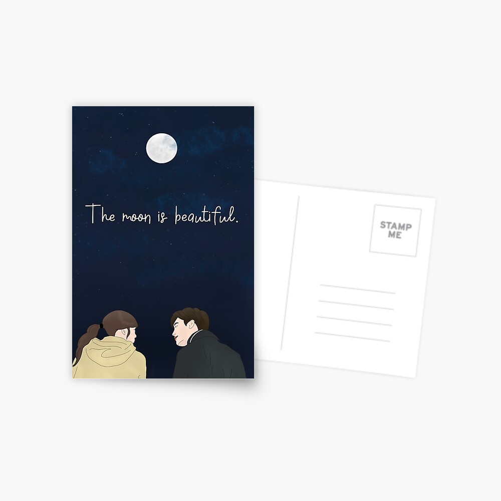 Carte De Vœux Romance Est Un Livre Bonus La Lune Est Belle Citation Par Notjunnior Redbubble