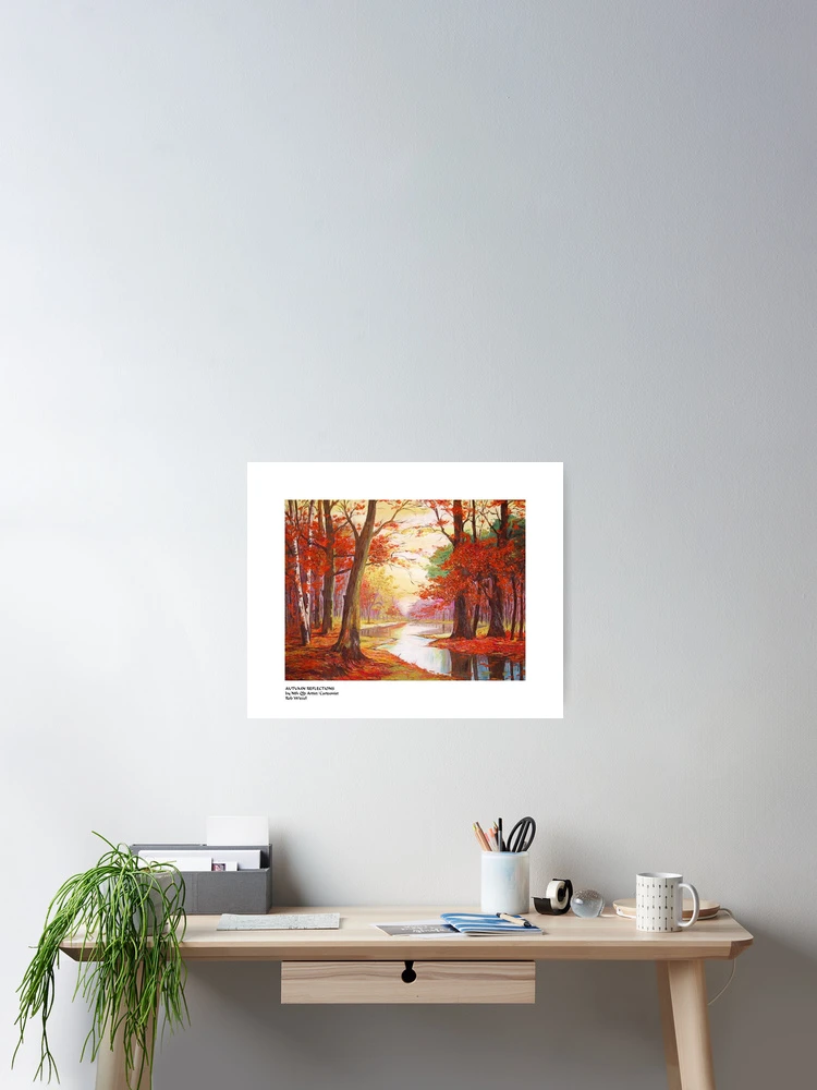 Thumbnail 2 of 3, Poster, AUTUM REFLECTIONS designed and sold by ROB51.