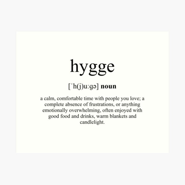 Item preview, Hygge Definition | Dictionary Collection designed and sold by Designschmiede.