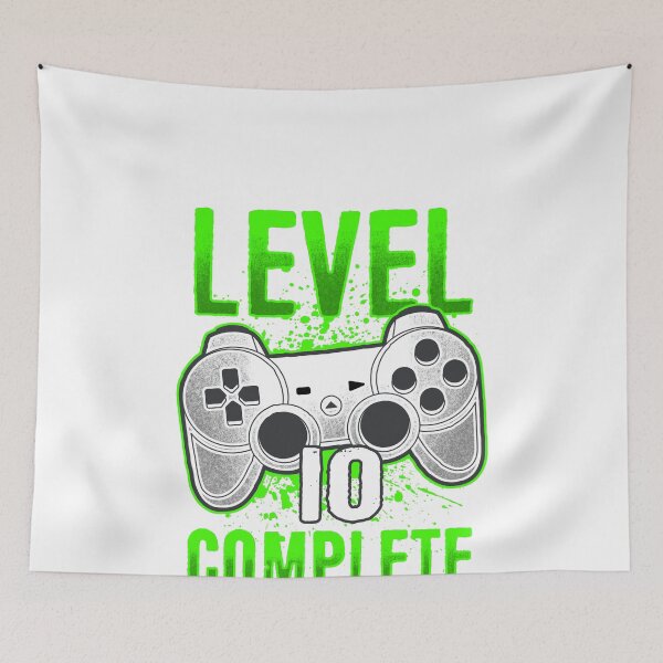 Item preview, Level 10 Complete Video Game Controller Birthday Gift Gamer Boys Girls Men designed and sold by ABMStudio.