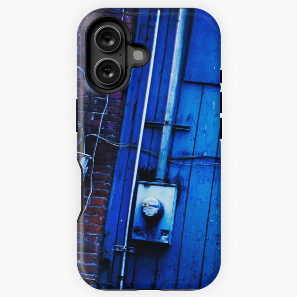 Grunge in Blue iPhone Tough Case