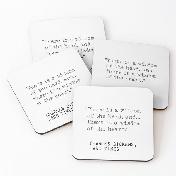 Item preview, Charles Dickens, Hard times quote designed and sold by Ariana Mila -  Awesome quotes.