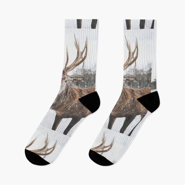 Item preview, Red deer in the snow designed and sold by wolfgangrainer.