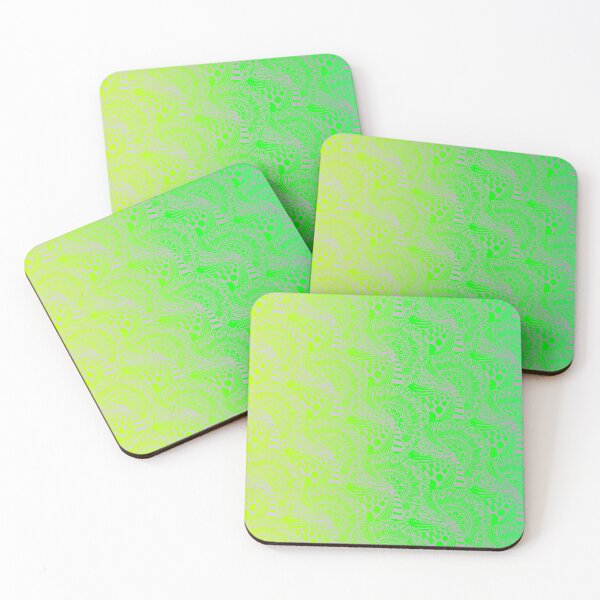 Item preview, Zendala fluorescent designed and sold by Nago-WhiteFont.