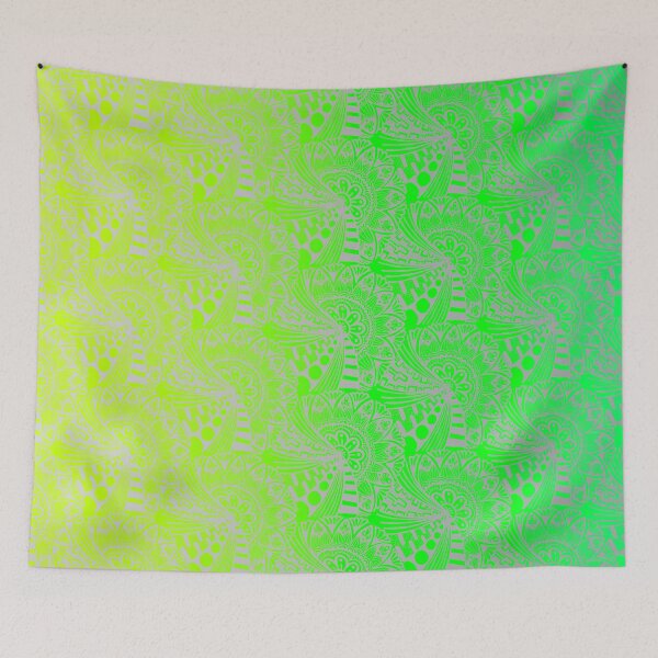 Item preview, Zendala fluorescent designed and sold by Nago-WhiteFont.