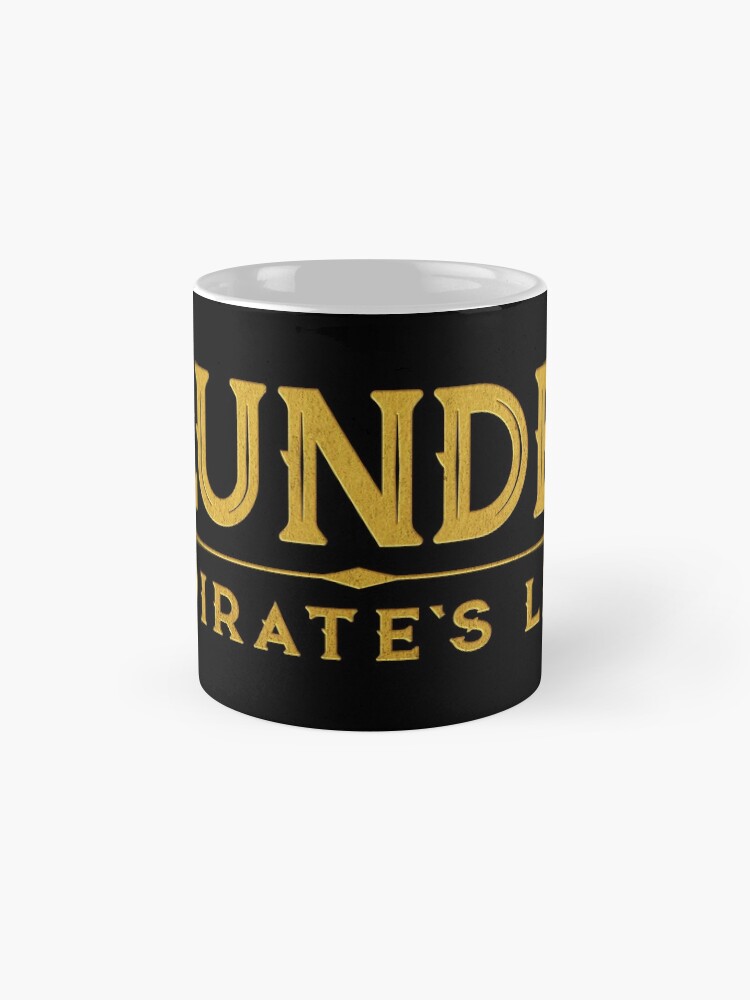 Alternate view of Plunder A Pirate's Life Board Game Logo Mug