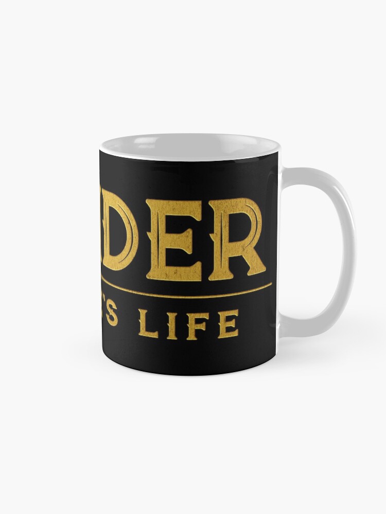 Alternate view of Plunder A Pirate's Life Board Game Logo Mug