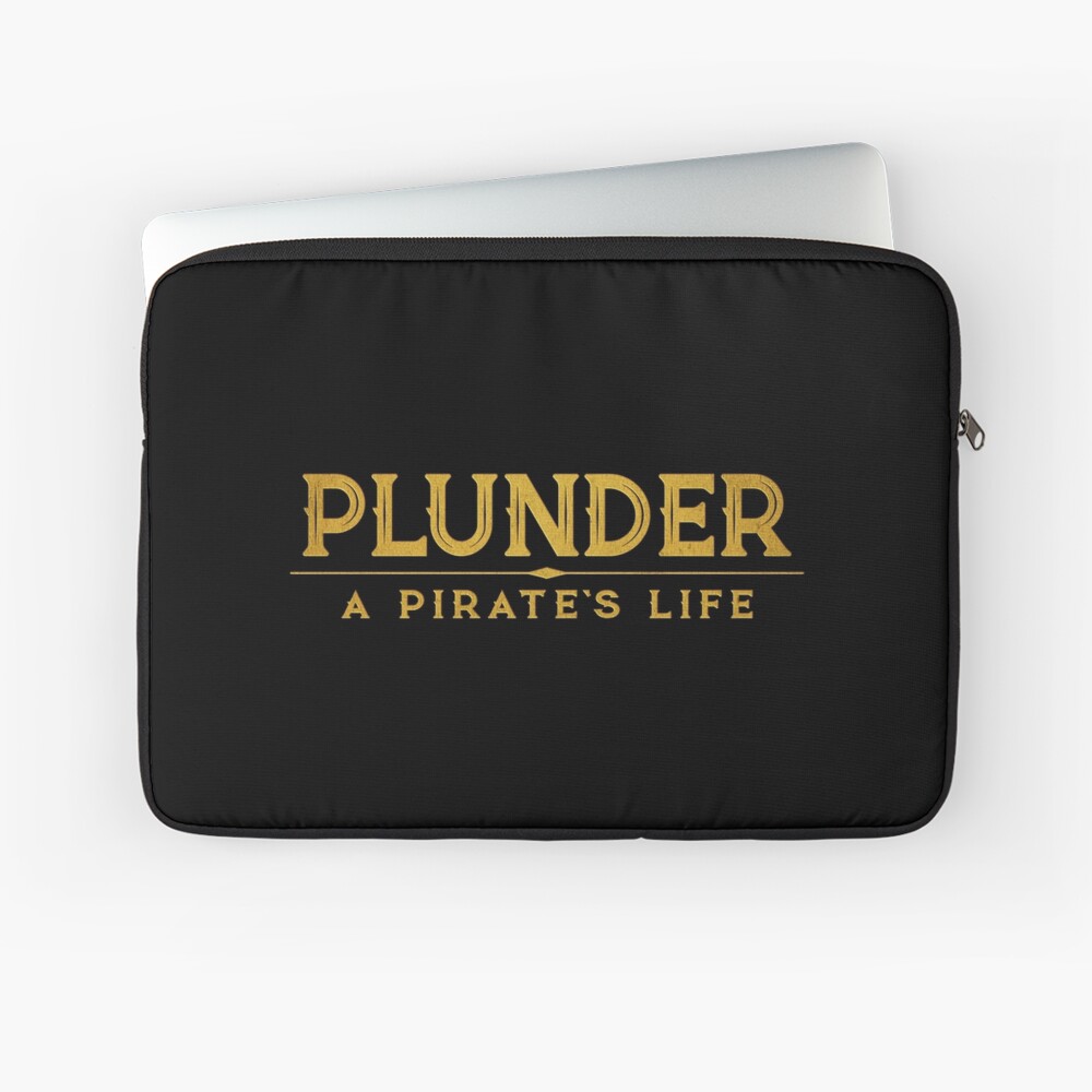 Plunder A Pirate's Life Board Game Logo Laptop Sleeve