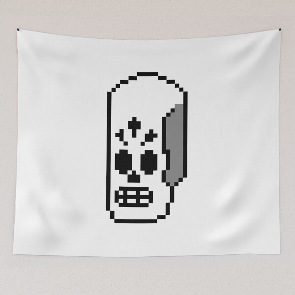 Item preview, Pixel Calavera designed and sold by GamersCafe.