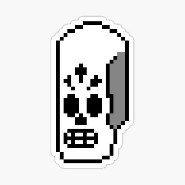 Item preview, Pixel Calavera designed and sold by GamersCafe.