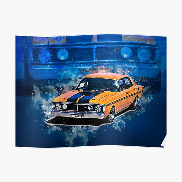 1971 Ford Falcon XY GT Poster