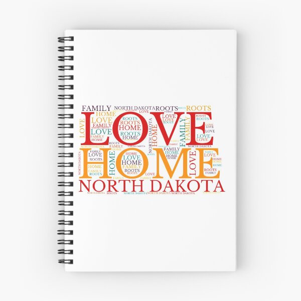 Item preview, North Dakota Home, Love, Roots and Family Map designed and sold by marosharaf.
