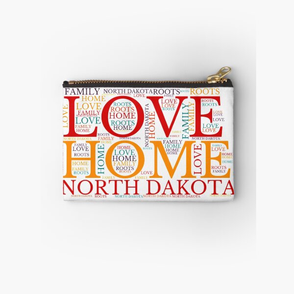 Item preview, North Dakota Home, Love, Roots and Family Map designed and sold by marosharaf.