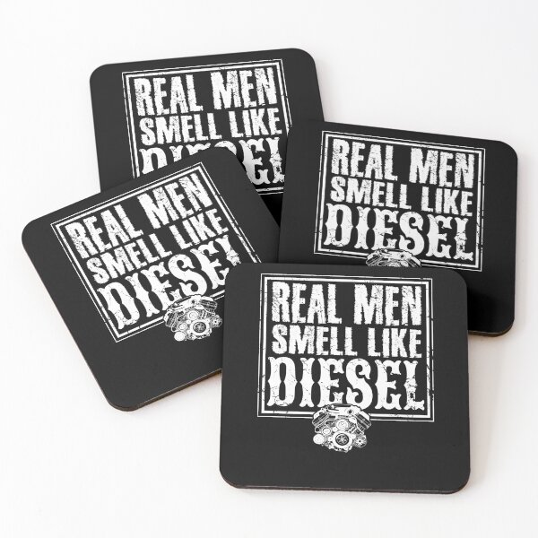 Item preview, Real Men Smell Like Diesel designed and sold by Captain Mood.