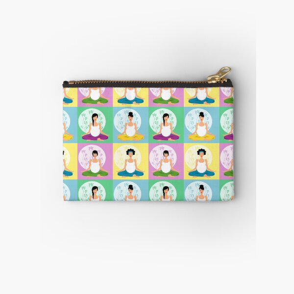 Item preview, Prenatal yoga practice illustration designed and sold by SooperYela.