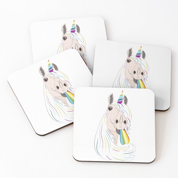 Item preview, Funny Unicorn, Rainbow Unicorn, Unicorn, Unicorn Illustration, Unicorn head, Unicorn Face, Cute Unicorn, Unicorn horse,  designed and sold by Kamidrago.