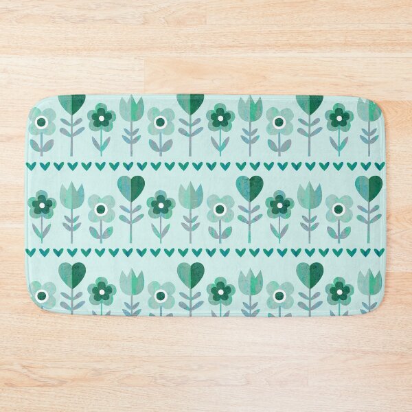 Item preview, Love Garden Pattern - Seafoam designed and sold by Daisy Beatrice.