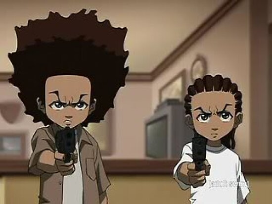 The Boondocks Huey And Riley Poster By Fosterjackson67 Redbubble