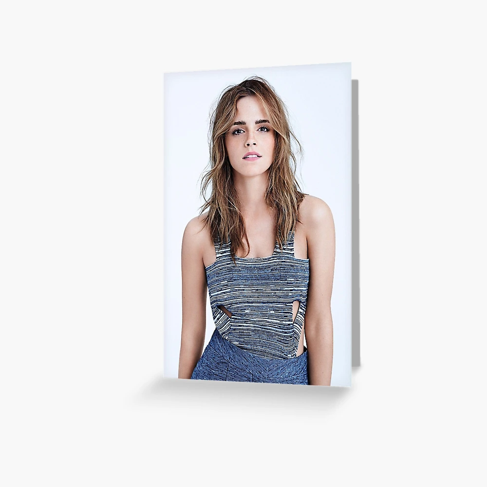 Emma Watson Hot Greeting Card for Sale by BeautifulGirls | Redbubble