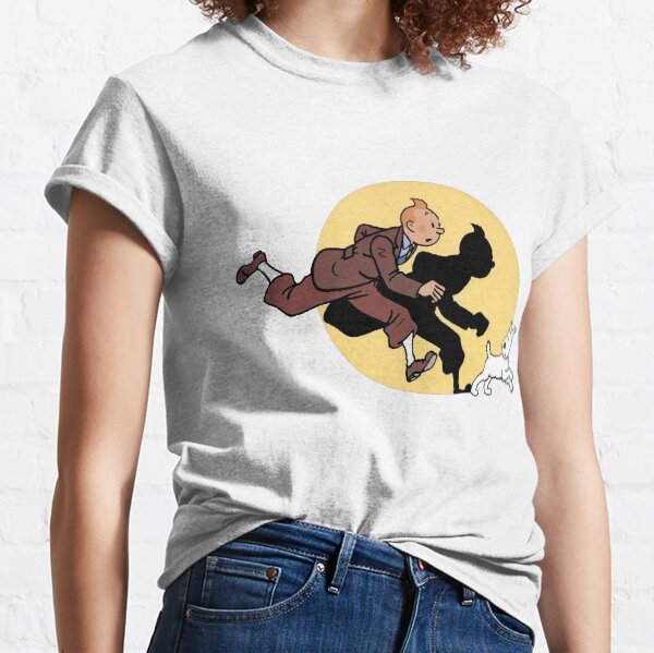 Tintin on the run Classic T-Shirt