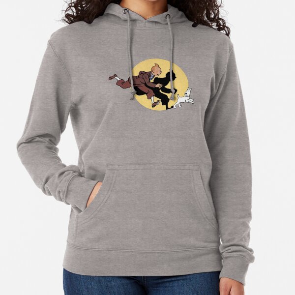 Tintin on the run Lightweight Hoodie