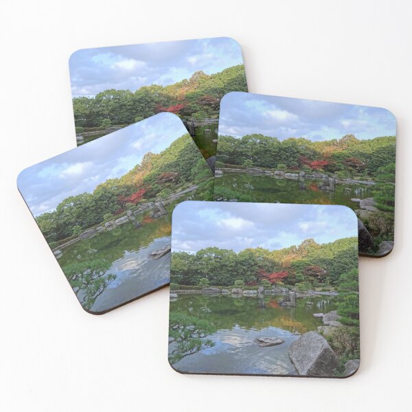 Item preview, Tranquil Lake in Japanese Garden designed and sold by cuisinecat2.