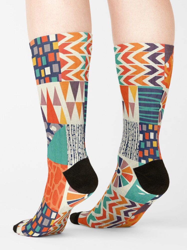 Thumbnail 4 of 5, Socks, Out of Africa designed and sold by daisy-beatrice.