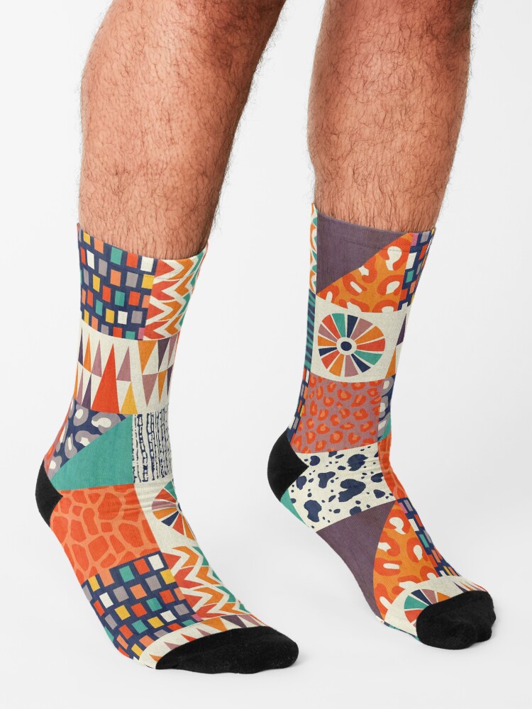 Thumbnail 3 of 5, Socks, Out of Africa designed and sold by daisy-beatrice.