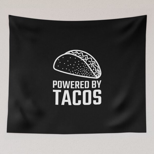 Item preview, Powered By Tacos designed and sold by EdifyEra.