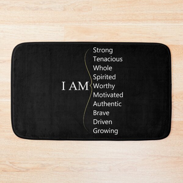 Item preview, I am - Personal Reminder - Self Motivation - Self Love designed and sold by 247Creations.