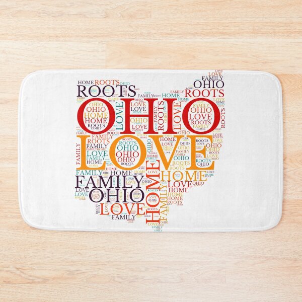 Item preview, Ohio Home, Love, Roots and Family Map designed and sold by marosharaf.