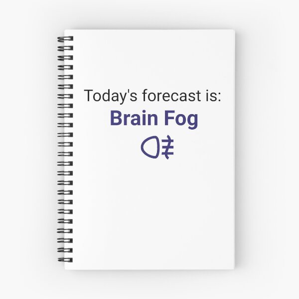 Item preview, Today's forecast: Brain Fog designed and sold by Holitha.