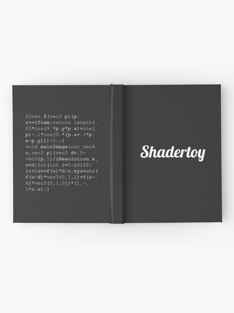 Alternate view of Shadertoy Size Coding Hardcover Journal