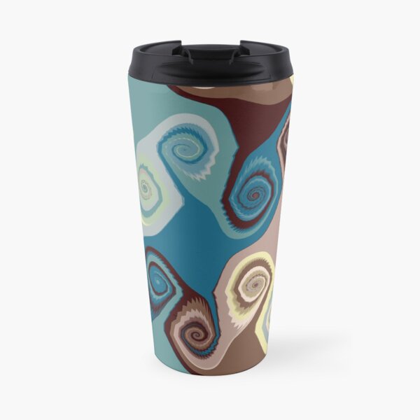 Swirly Base Travel Mug