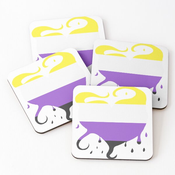 Item preview, Nonbinary Pride - Filth Heart Edition designed and sold by Thyanel.