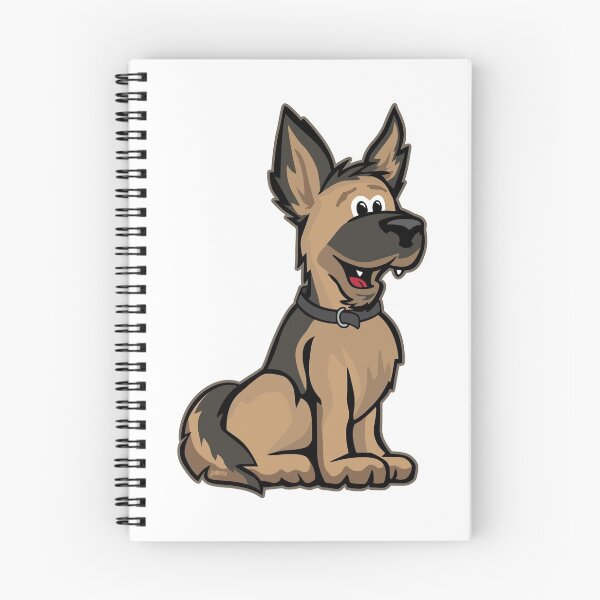 Item preview, Cute German Shepard Dog Cartoon designed and sold by hobrath.