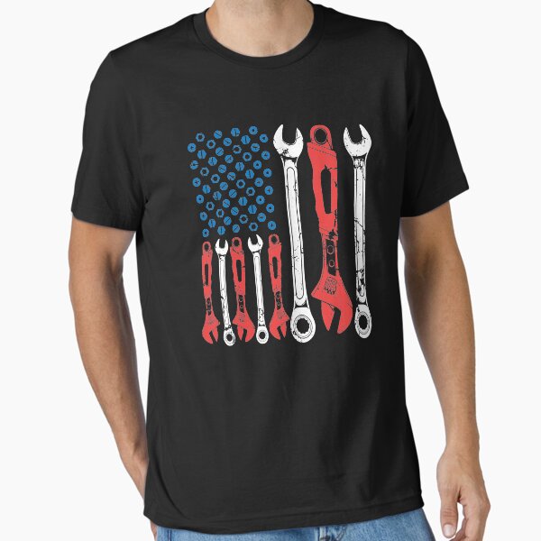 Item preview, USA American Flag Mechanic designed and sold by Captain Mood.