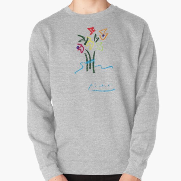 Fleurs du Soir (Night Flowers) by Pablo Picasso, Artwork for Wall Art, Prints, Posters, Tshirts, Women, Men, Kids Pullover Sweatshirt